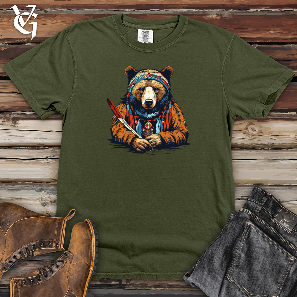 Viking Goods Inkclawed Bear Heavy Cotton Comfort Colors Tee Moss / L