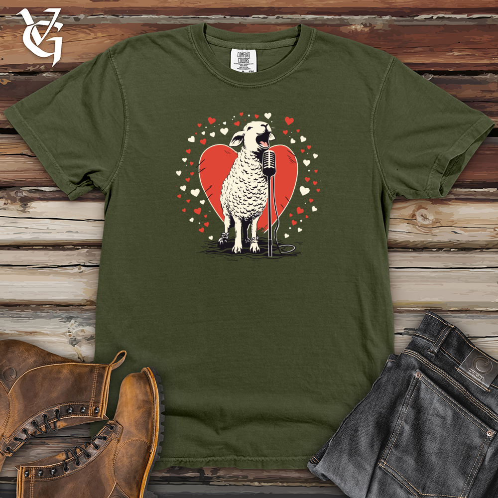 Viking Goods Lamb Love Ballad Heavy Cotton Comfort Colors Tee Moss / L