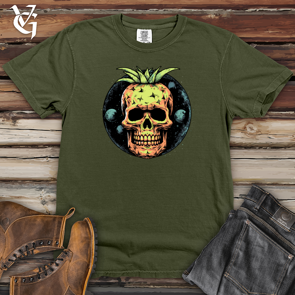 Viking Goods Lunar Pineapple Skull Heavy Cotton Comfort Colors Tee Moss / L