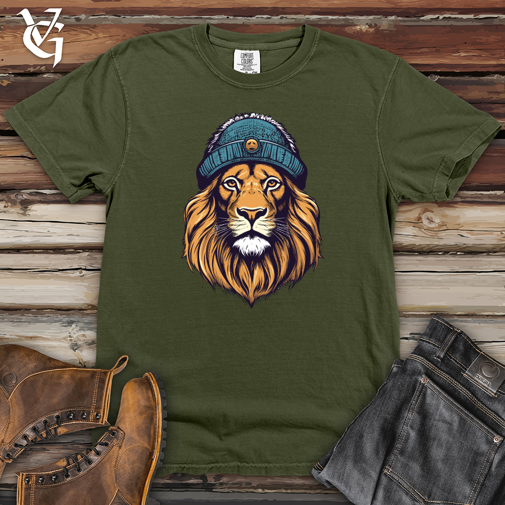 Viking Goods Majestic Mane Heavy Cotton Comfort Colors Tee Moss / L