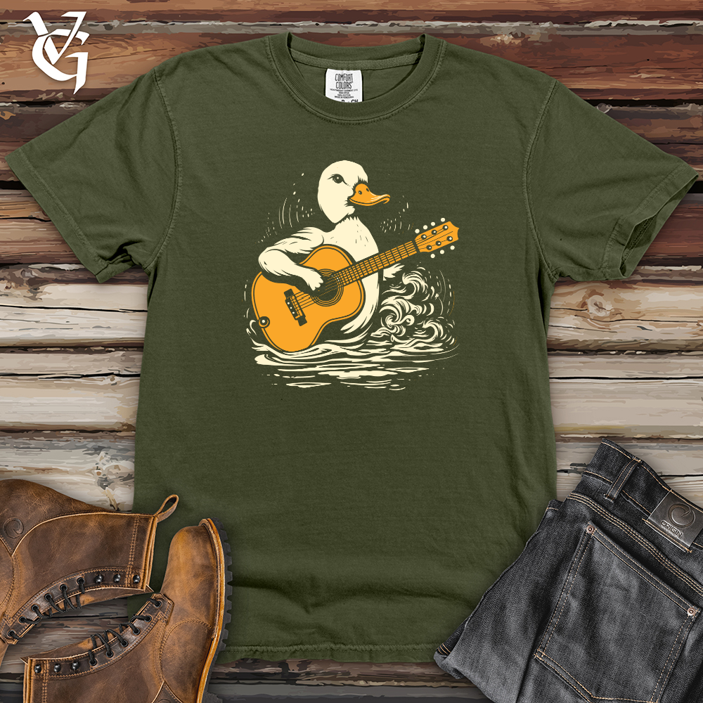 Viking Goods Melodic Mallard Heavy Cotton Comfort Colors Tee Moss / L