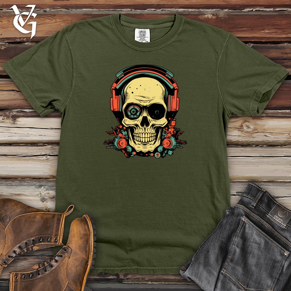 Viking Goods Melodic Skull Melodies Heavy Cotton Comfort Colors Tee Moss / L