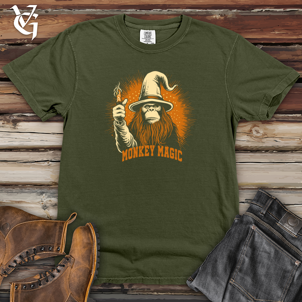 Viking Goods Monkey Magic Heavy Cotton Comfort Colors Tee Moss / L
