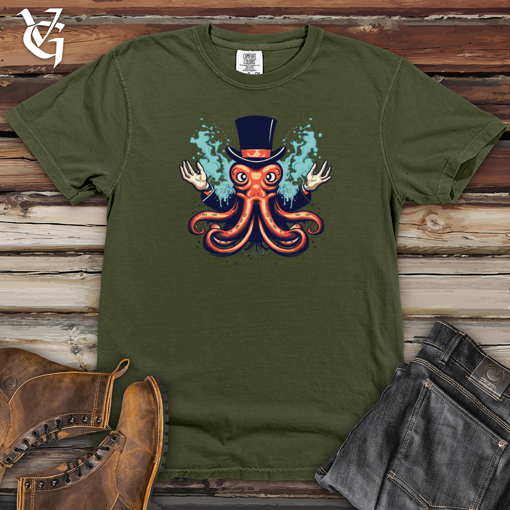 Viking Goods Mystical Octopod Heavy Cotton Comfort Colors Tee Moss / L