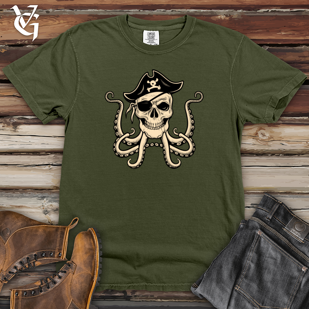 Viking Goods Octopus Pirate Heavy Cotton Comfort Colors Tee Moss / L