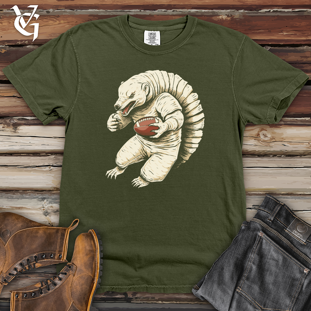 Viking Goods Pangolin Gridiron Rush Heavy Cotton Comfort Colors Tee Moss / L