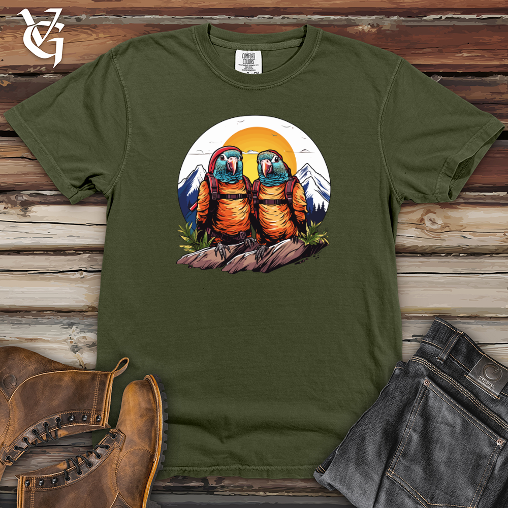 Viking Goods Parrot Hikers Adventure Heavy Cotton Comfort Colors Tee Moss / L