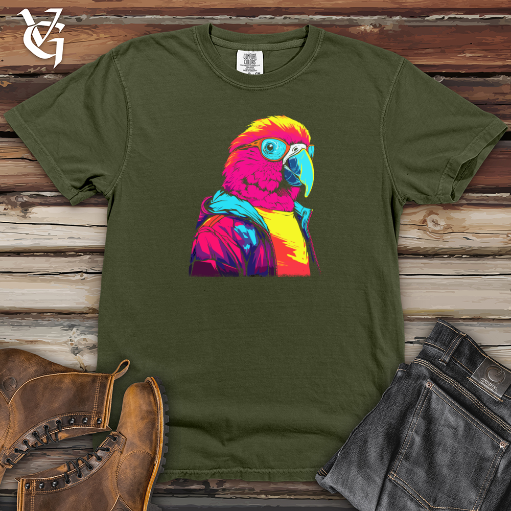Viking Goods Parrot Neon Swag Heavy Cotton Comfort Colors Tee Moss / L