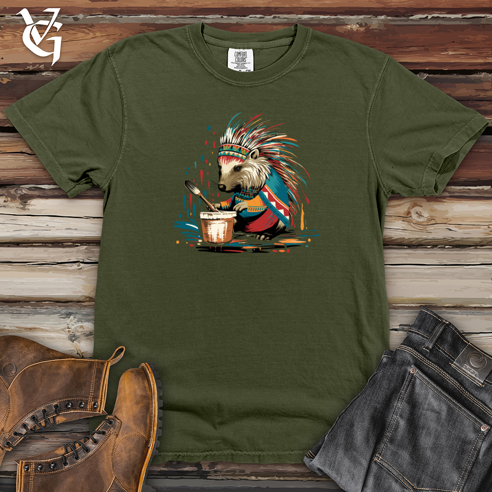 Viking Goods Quilled Artistry Heavy Cotton Comfort Colors Tee Moss / L