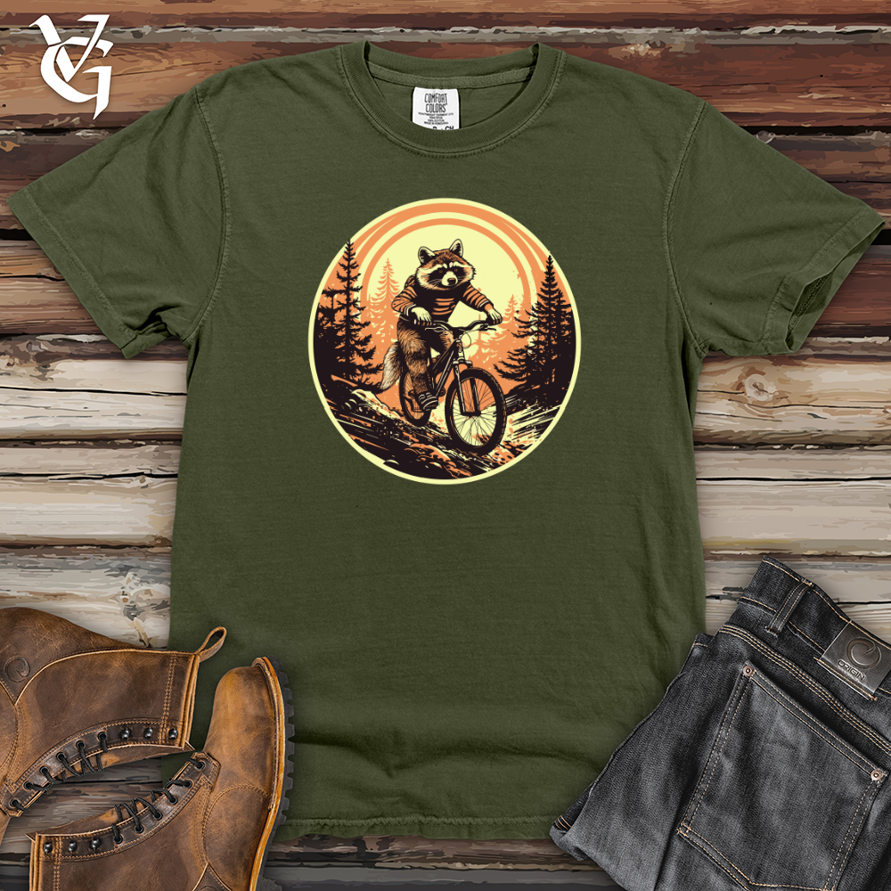 Viking Goods Raccoon Trail Rider Heavy Cotton Comfort Colors Tee Moss / L