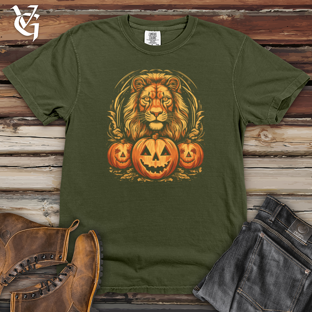 Viking Goods Regal Pumpkin Carver Heavy Cotton Comfort Colors Tee Moss / L