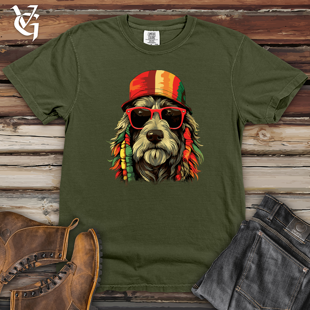 Viking Goods Reggae Pooch Vibes Heavy Cotton Comfort Colors Tee Moss / L
