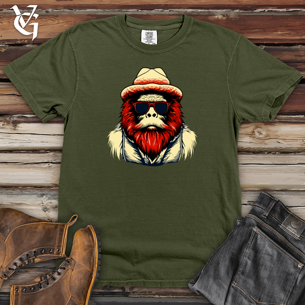 Viking Goods Retro Boss Yeti Heavy Cotton Comfort Colors Tee Moss / L