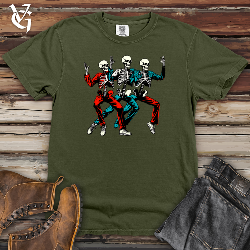 Viking Goods Retro Groove Fusion Heavy Cotton Comfort Colors Tee Moss / L