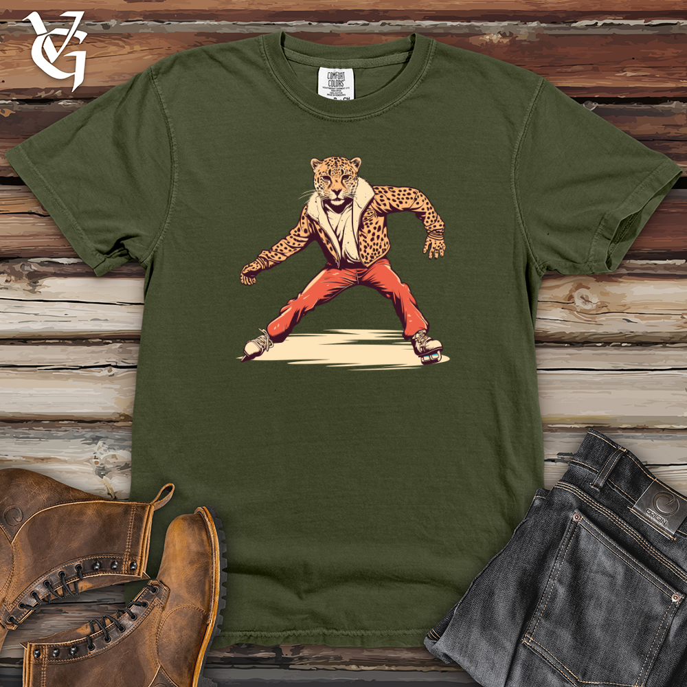 Viking Goods Retro Ice Sprint Cheetah Heavy Cotton Comfort Colors Tee Moss / L