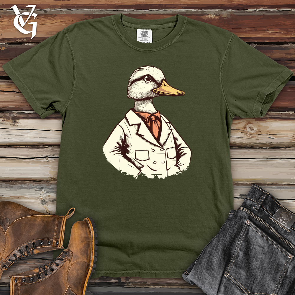 Viking Goods Retro Quack Medic Heavy Cotton Comfort Colors Tee Moss / L