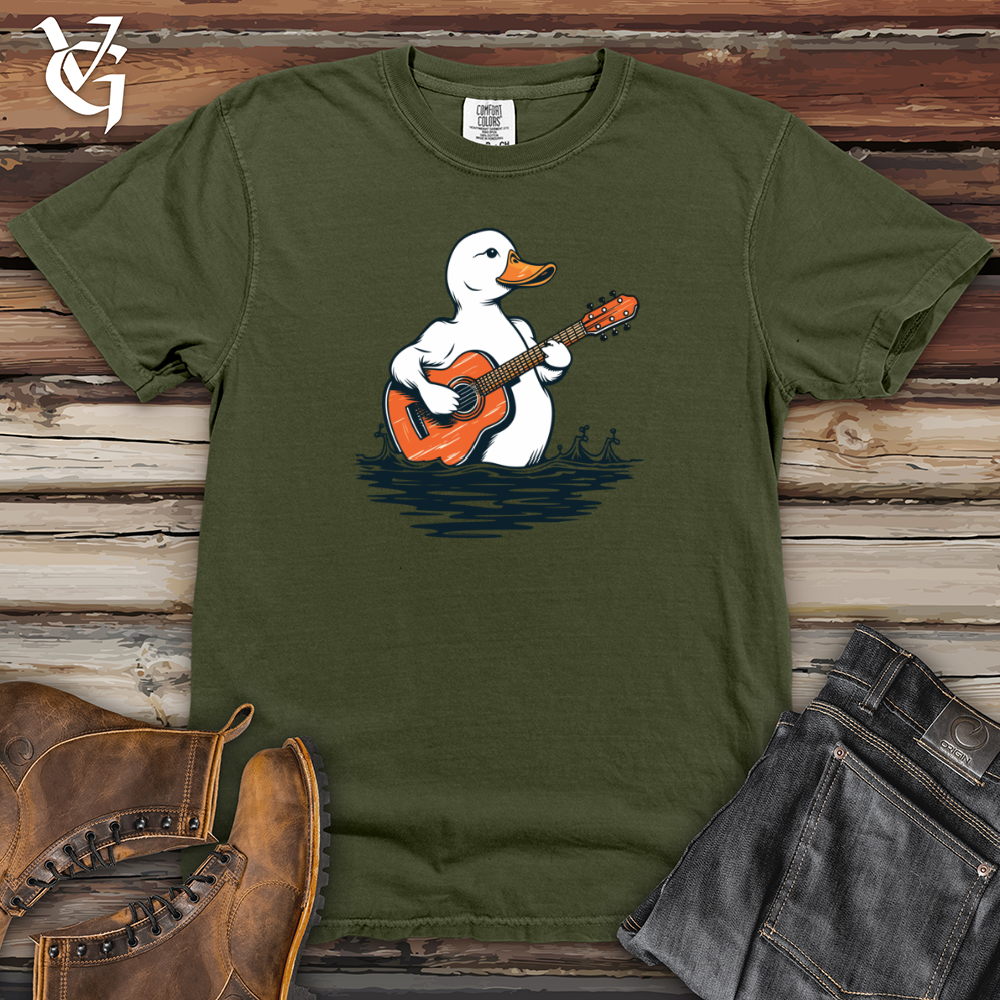 Viking Goods Retro Quackstrings 01 Heavy Cotton Comfort Colors Tee Moss / L