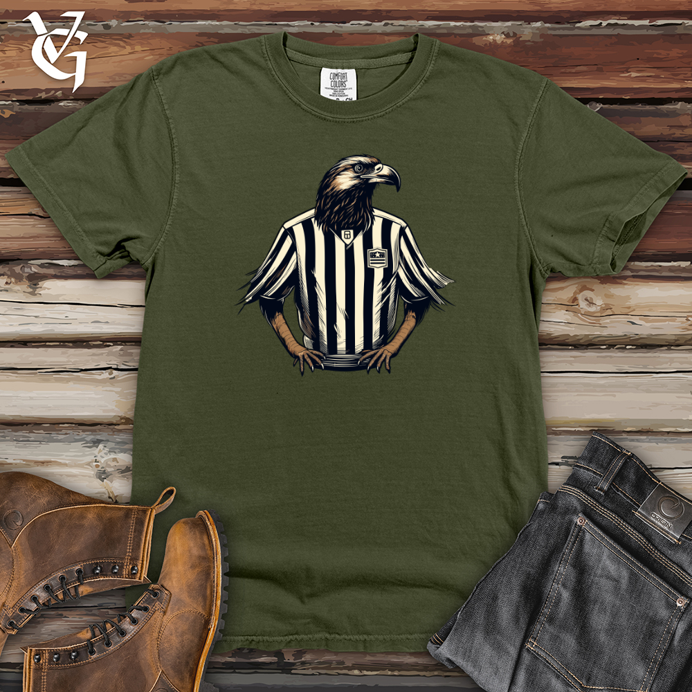 Viking Goods Retro Referee Raven 01 Heavy Cotton Comfort Colors Tee Moss / L
