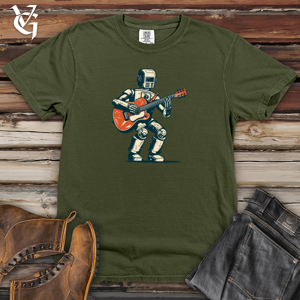 Viking Goods Retro Rockbot Heavy Cotton Comfort Colors Tee Moss / L