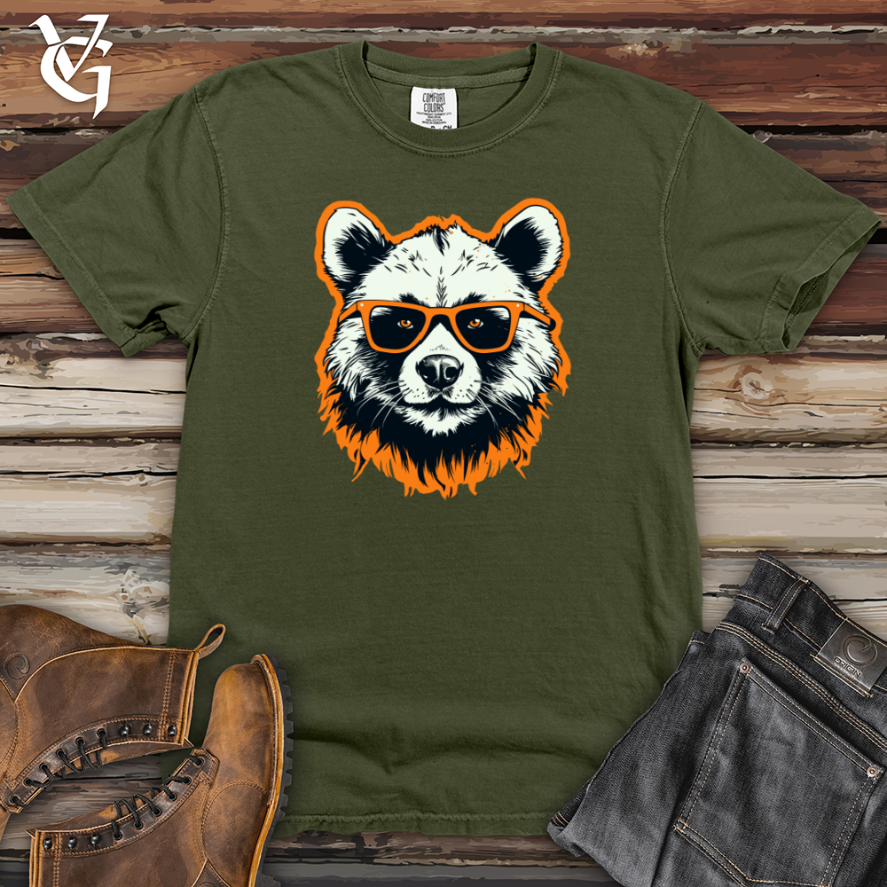 Viking Goods Retro Specs Panda Heavy Cotton Comfort Colors Tee Moss / L