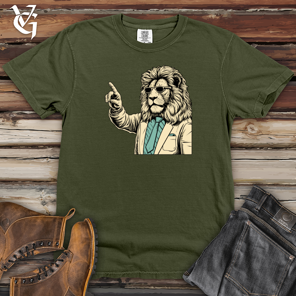 Viking Goods Roaring Classroom Wisdom Heavy Cotton Comfort Colors Tee Moss / L