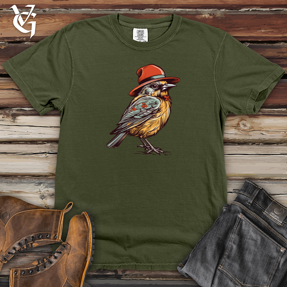 Viking Goods Robin Western Whistle Cowboy Cap Heavy Cotton Comfort Colors Tee Moss / L