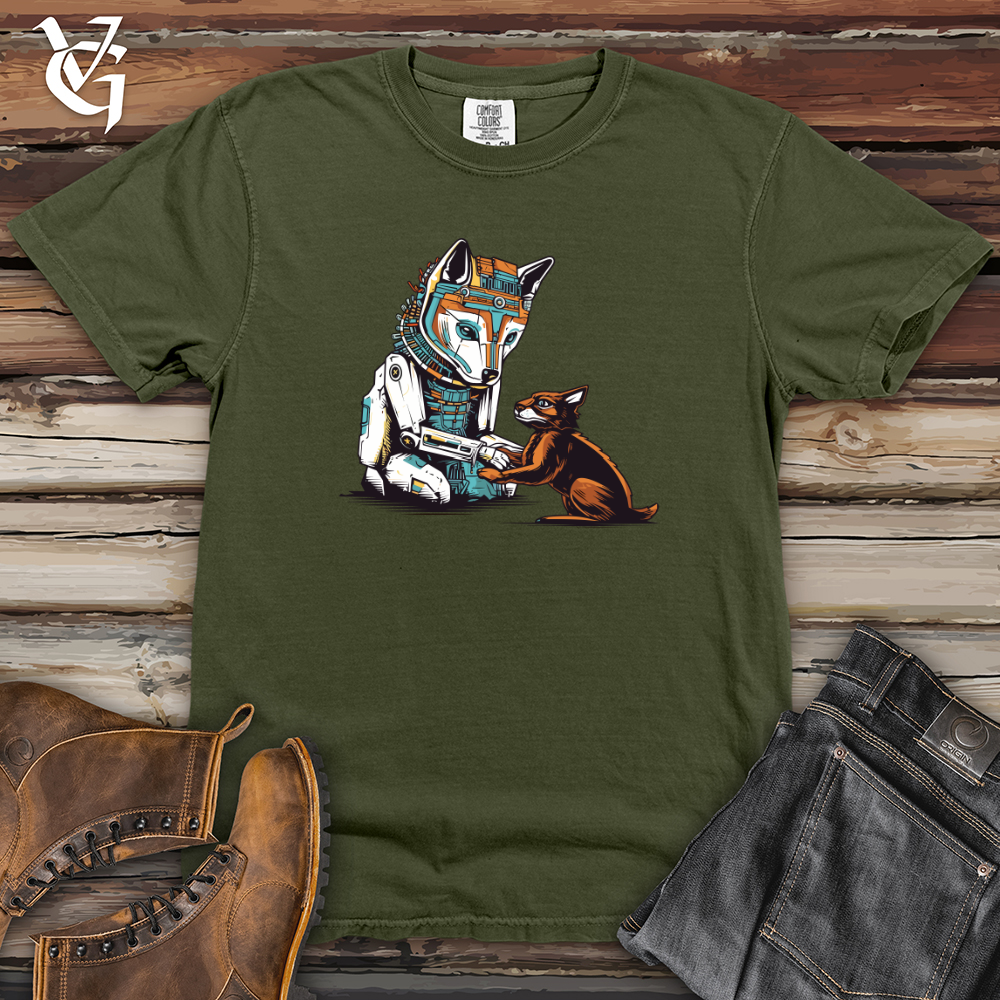 Viking Goods RoboFox Pal Heavy Cotton Comfort Colors Tee Moss / L