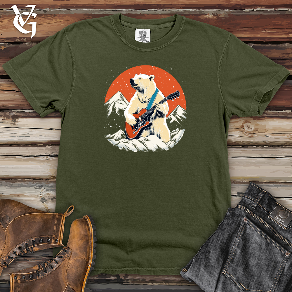 Viking Goods Rockin Arctic Grooves Heavy Cotton Comfort Colors Tee Moss / L