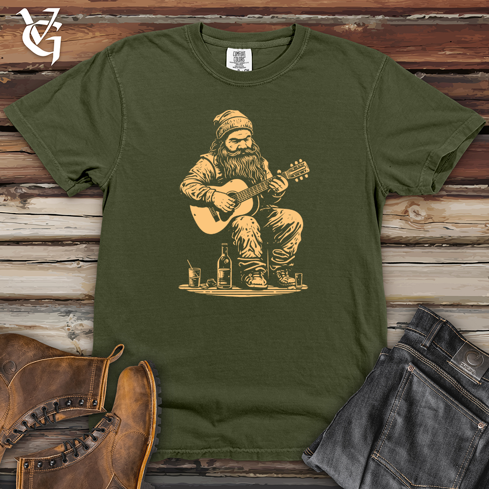 Viking Goods Rockin Dwarf Heavy Cotton Comfort Colors Tee Moss / L