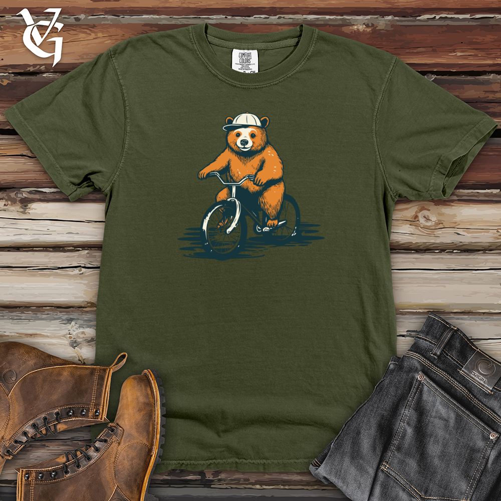 Viking Goods Rolling Beaver Pedaler Heavy Cotton Comfort Colors Tee Moss / L