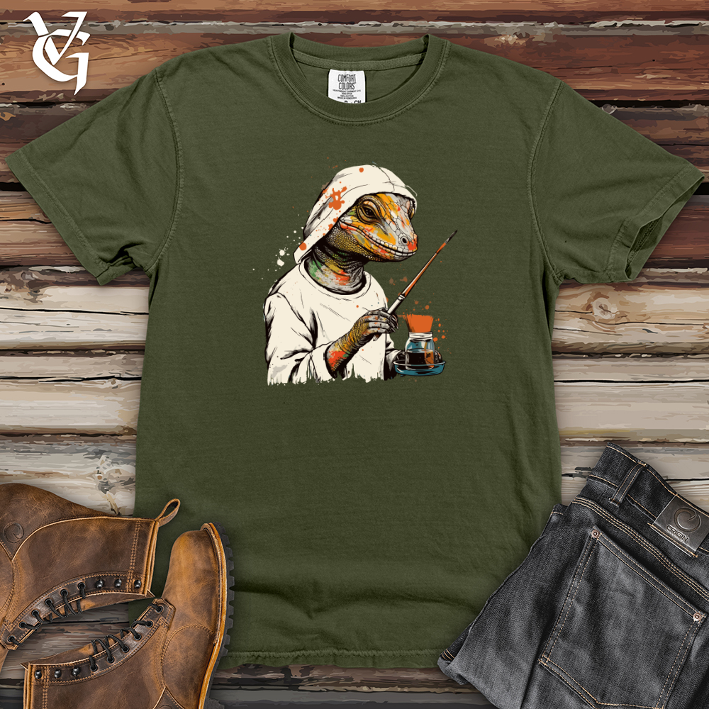 Viking Goods Scaled Artistry Heavy Cotton Comfort Colors Tee Moss / L