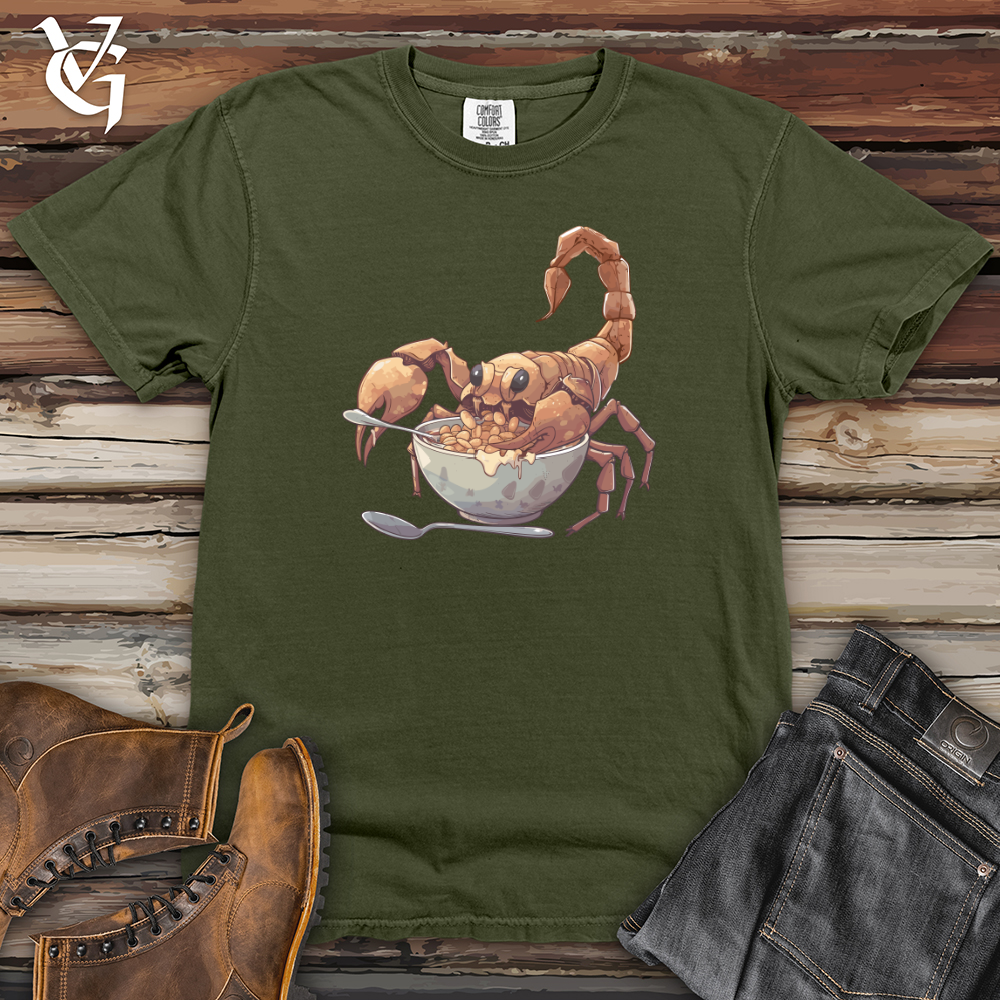 Viking Goods Scorpion Cereal Feast Heavy Cotton Comfort Colors Tee Moss / L
