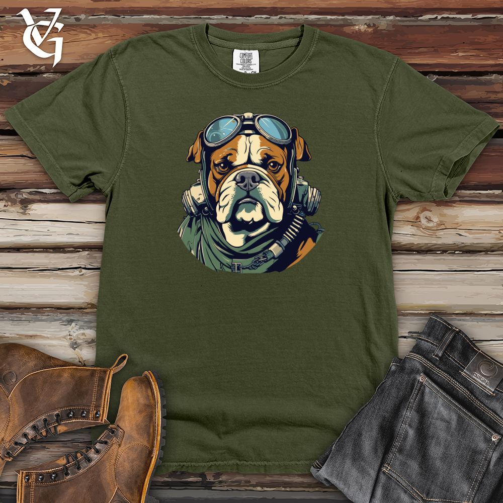 Viking Goods Skyhound Mechanic Heavy Cotton Comfort Colors Tee Moss / L