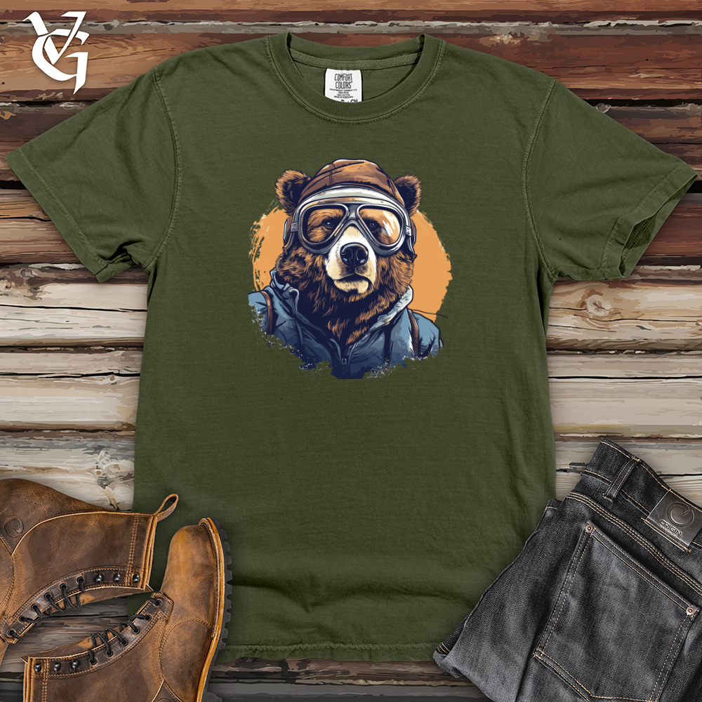 Viking Goods Skyward Grizzly Heavy Cotton Comfort Colors Tee Moss / L