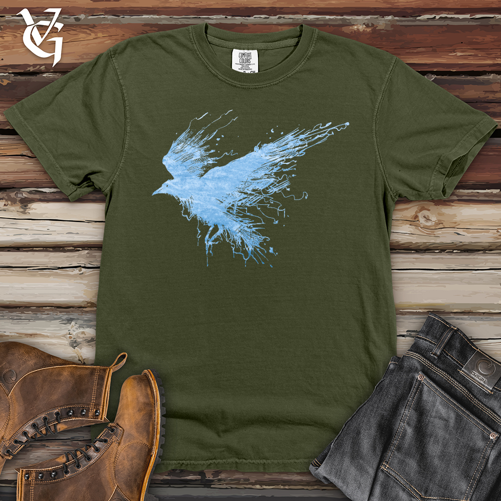 Viking Goods Smokey Winter Raven Heavy Cotton Comfort Colors Tee Moss / L