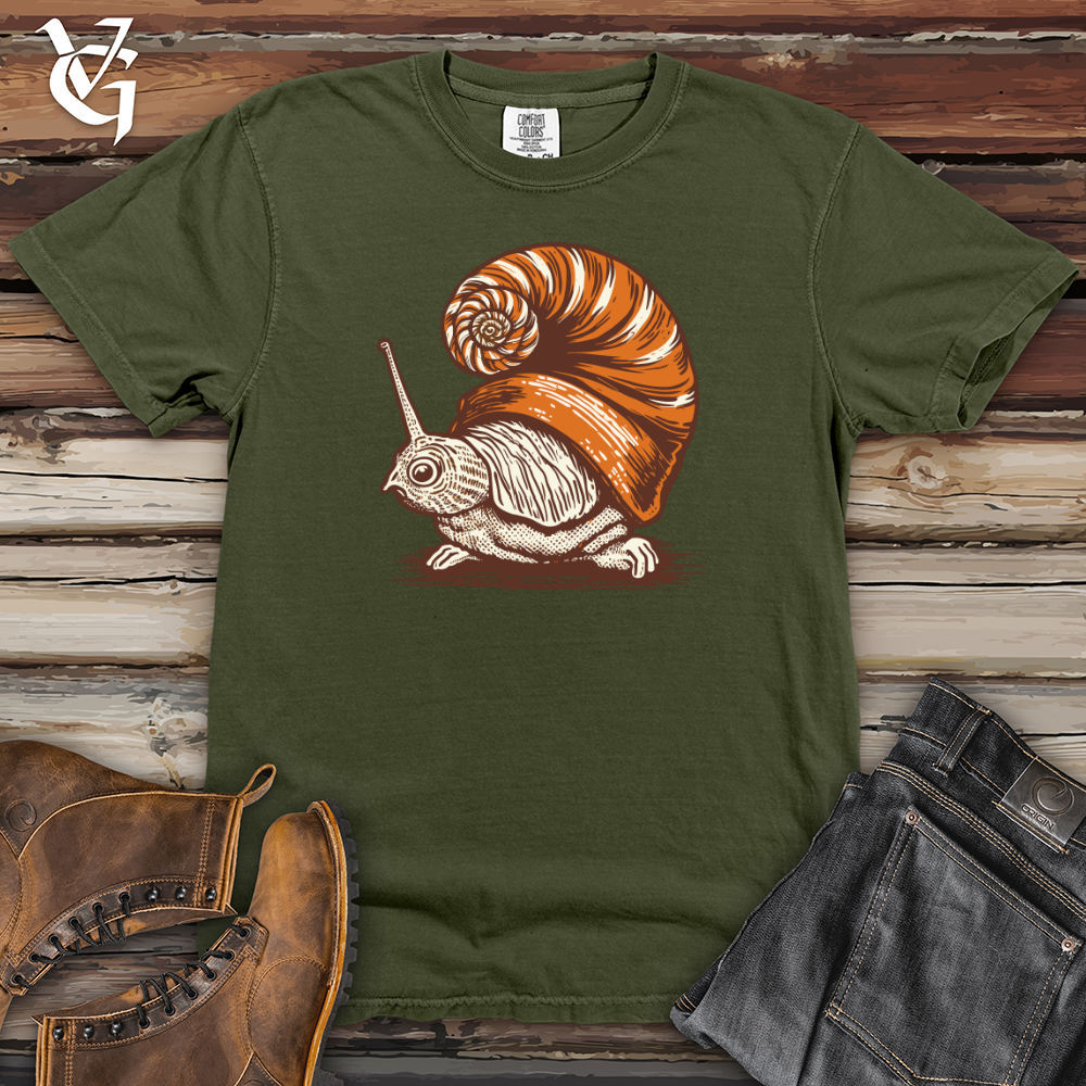 Viking Goods Snail Shell Elegance Heavy Cotton Comfort Colors Tee Moss / L