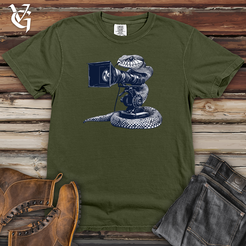 Viking Goods Snake Cinematic Shoot Heavy Cotton Comfort Colors Tee Moss / L