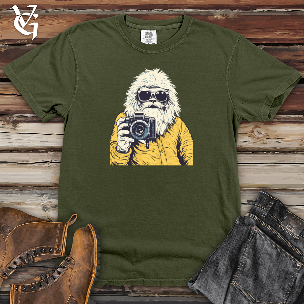 Viking Goods Snapshot Sasquatch Heavy Cotton Comfort Colors Tee Moss / L