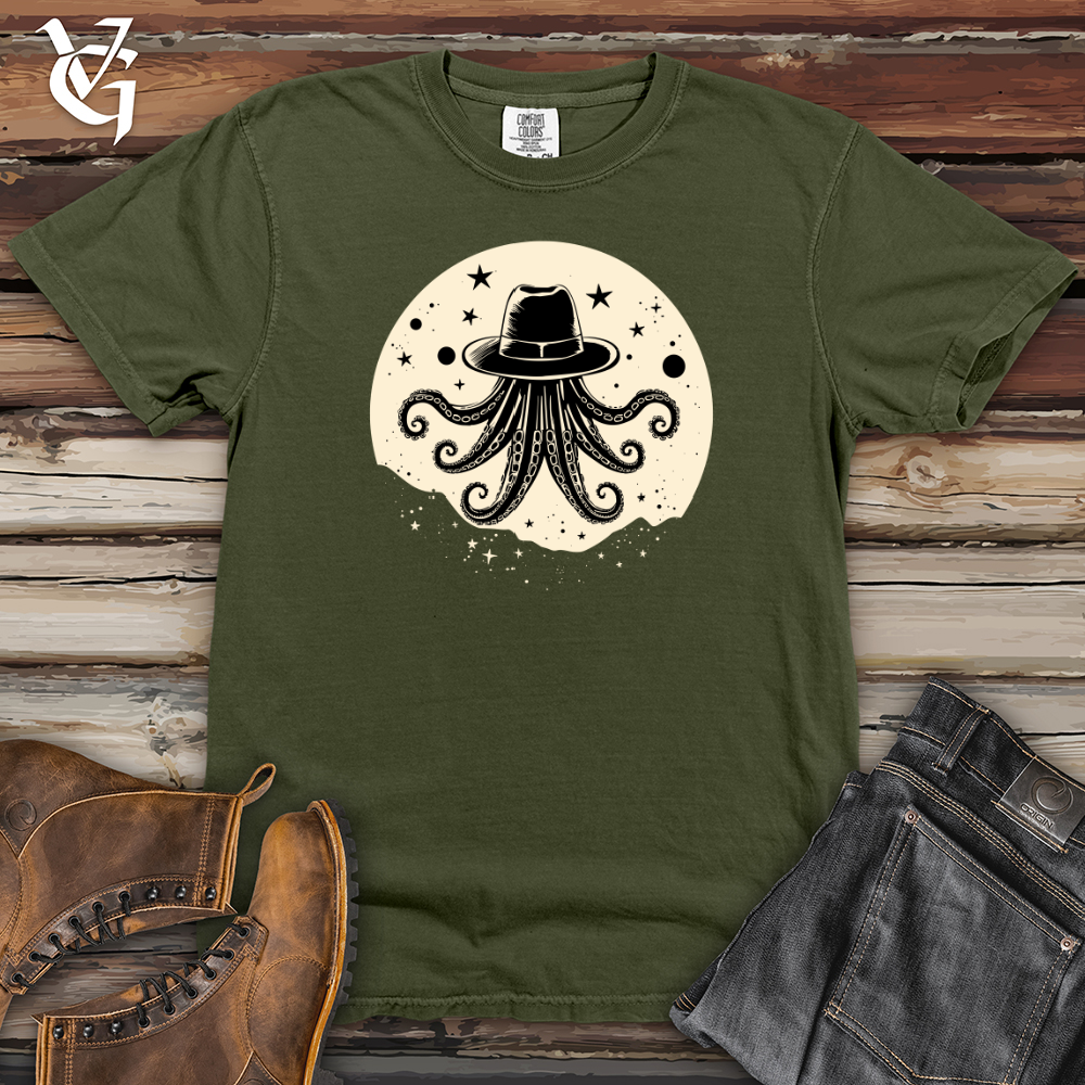 Viking Goods Space Rodeo Octopus Heavy Cotton Comfort Colors Tee Moss / L