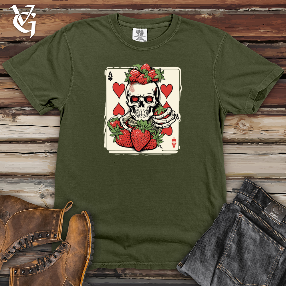 Viking Goods Spirited Strawberry Gamble Heavy Cotton Comfort Colors Tee Moss / L