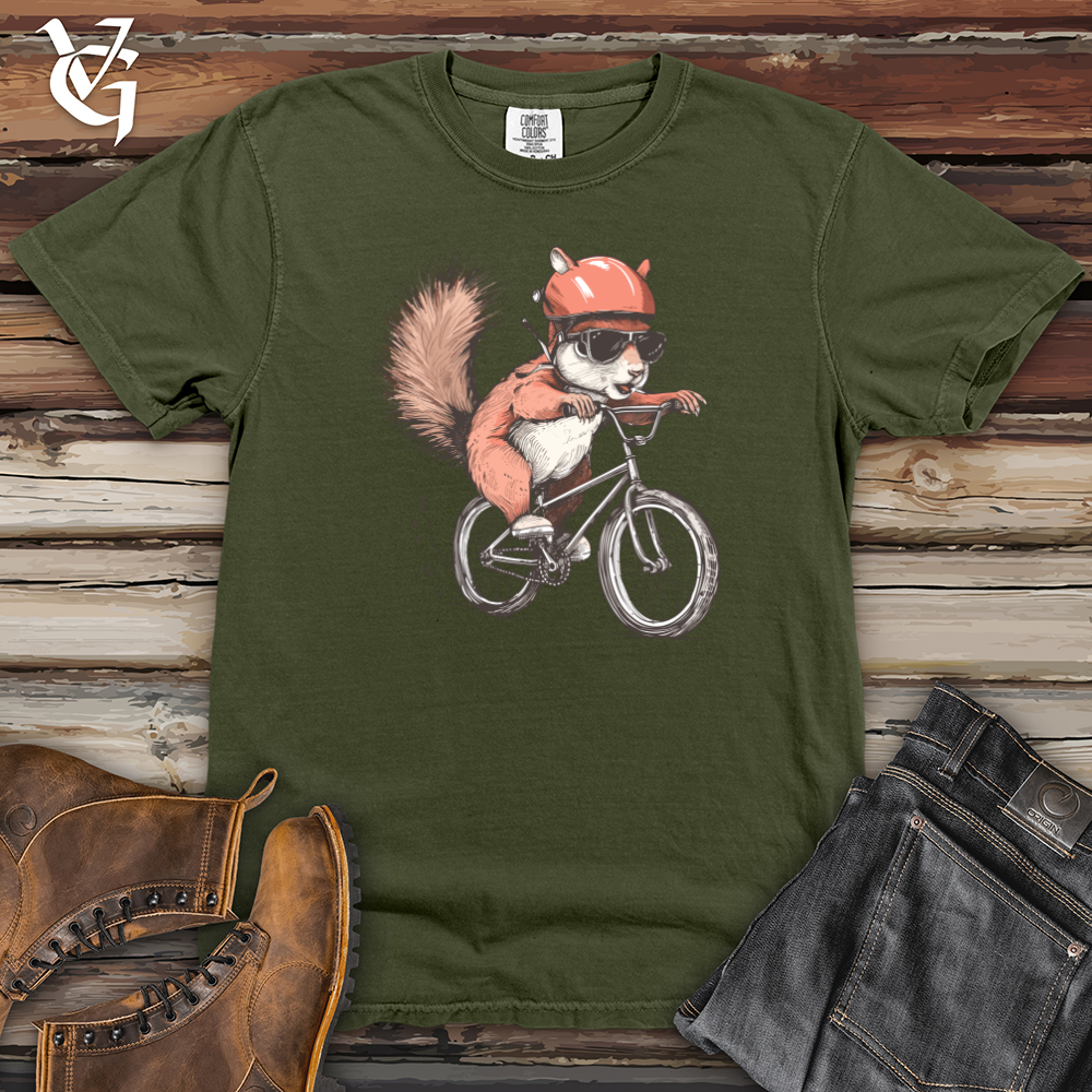 Viking Goods Squirrel Cycling Adventure Heavy Cotton Comfort Colors Tee Moss / L