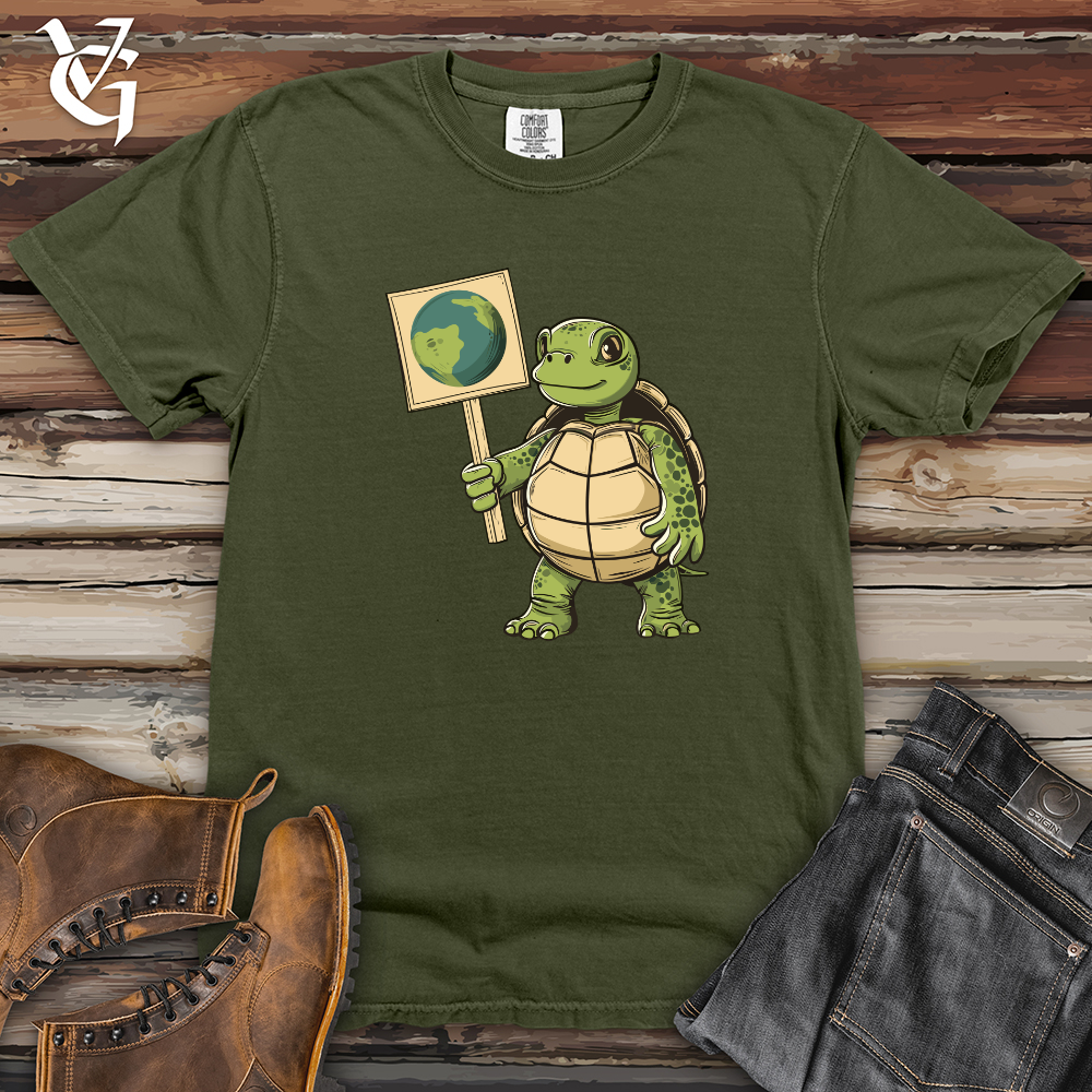 Viking Goods Turtle Earth Advocate Heavy Cotton Comfort Colors Tee Moss / L