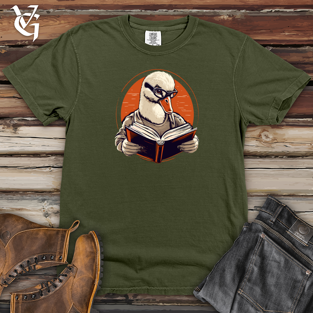 Viking Goods Wanderlust Goose Reads Heavy Cotton Comfort Colors Tee Moss / L