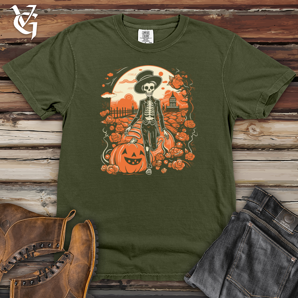 Viking Goods Whimsical Peach Haunting Heavy Cotton Comfort Colors Tee Moss / L