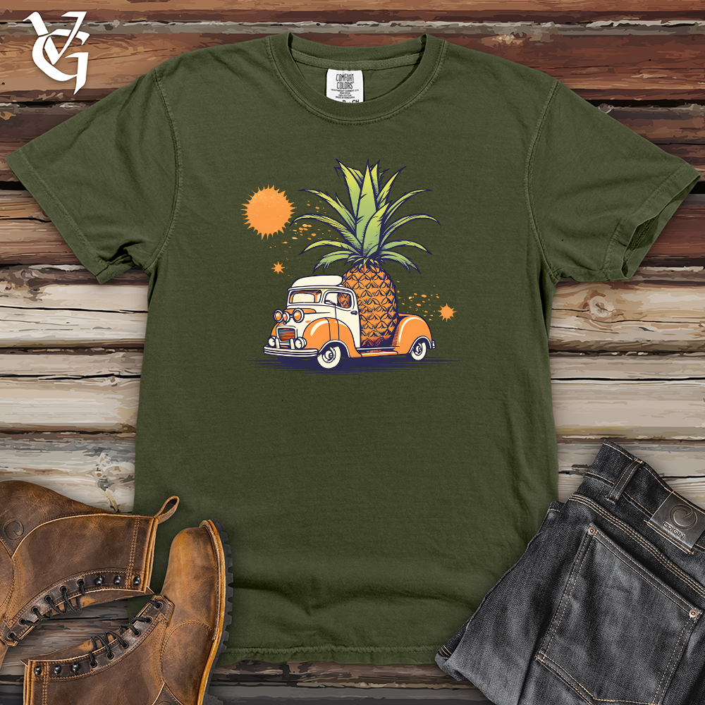 Viking Goods Whimsical Pineapple Ride Heavy Cotton Comfort Colors Tee Moss / L