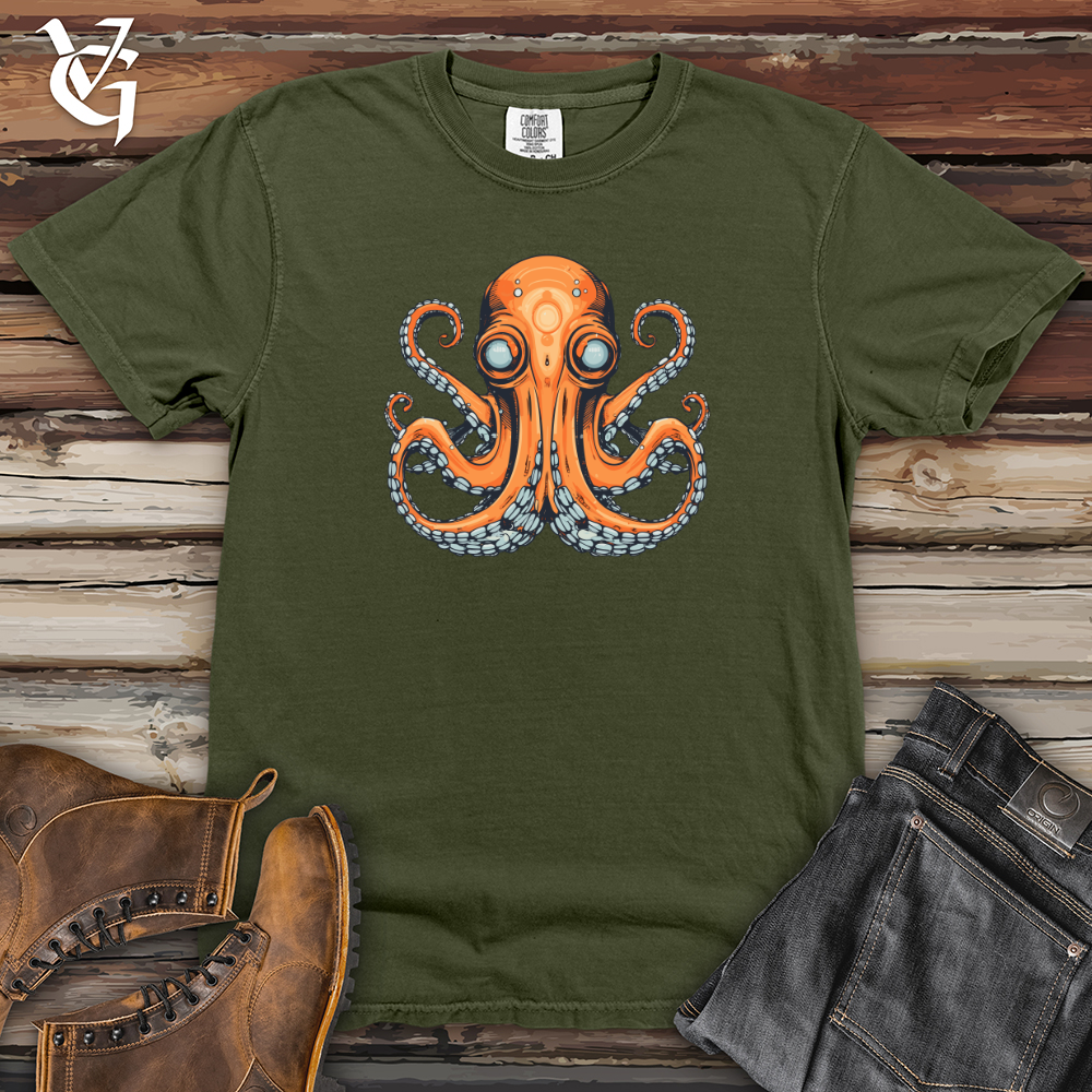 Viking Goods Whimsical Tentacle Playmate Heavy Cotton Comfort Colors Tee Moss / L