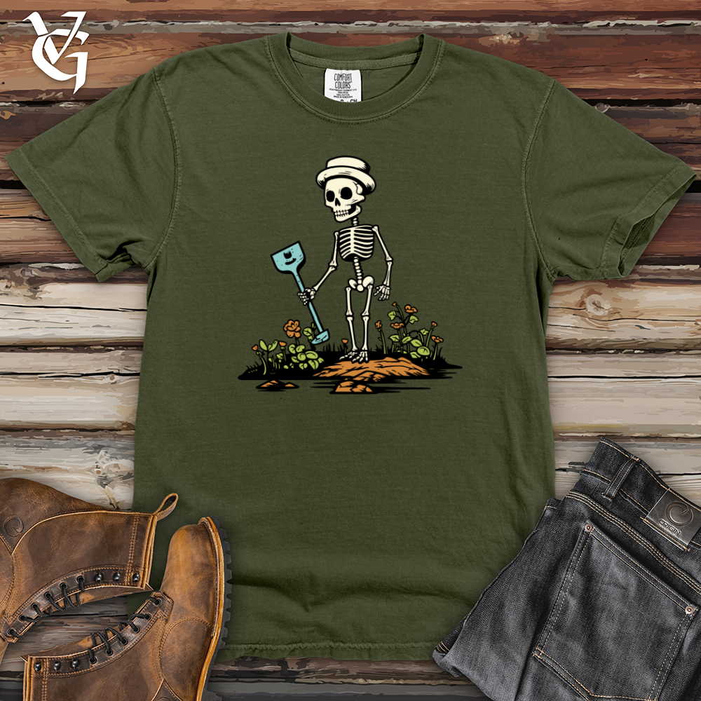Viking Goods Whimsy Yard Worker Heavy Cotton Comfort Colors Tee Moss / L