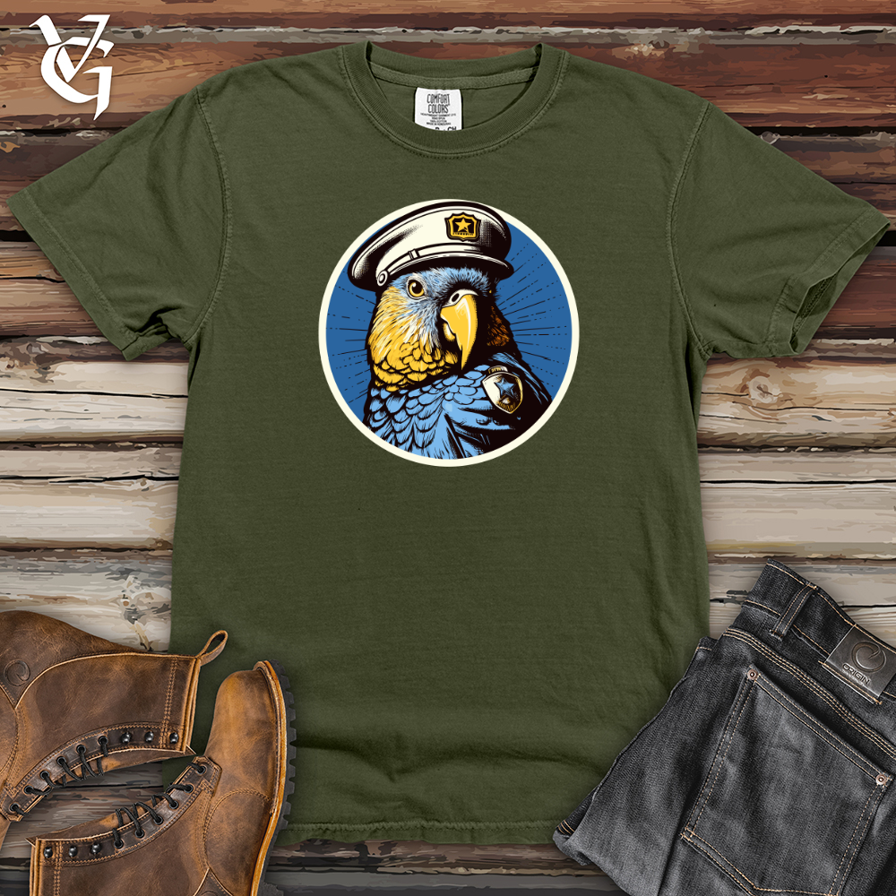 Viking Goods Winged Law Enforcer Heavy Cotton Comfort Colors Tee Moss / L