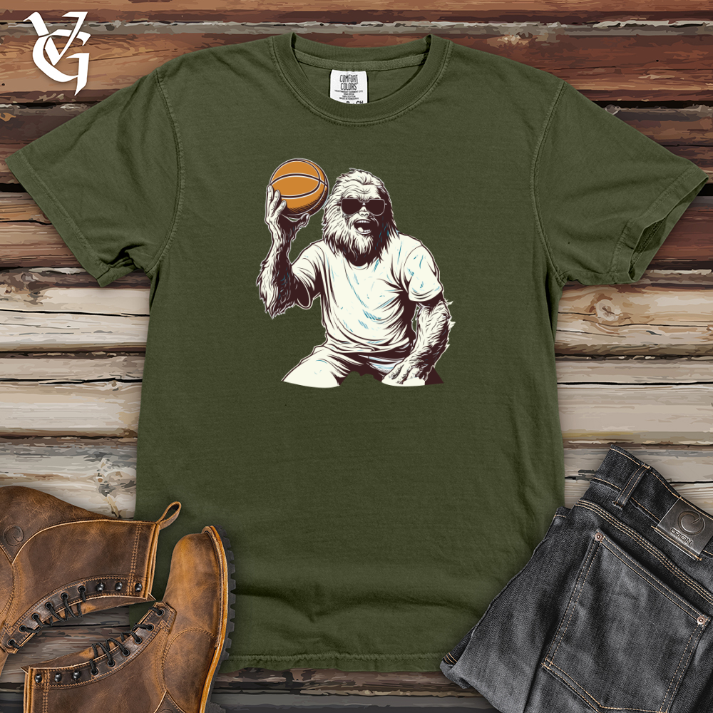 Viking Goods Yetti Hoops Heavy Cotton Comfort Colors Tee Moss / L