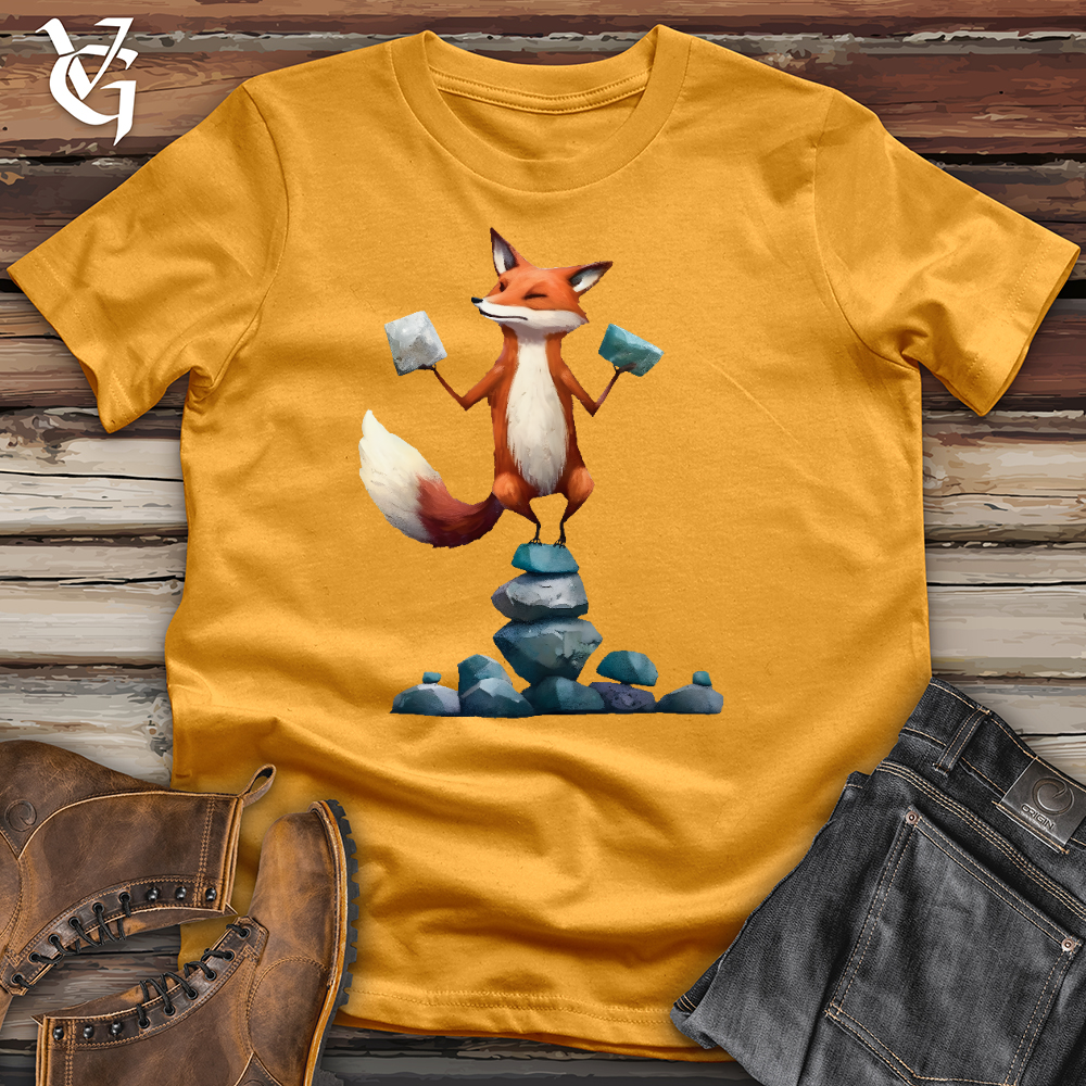 Viking Goods Balanced Fox Cotton Tee Mustard / L